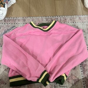 Free people  Sweatshirt with Green and Yellow Trim